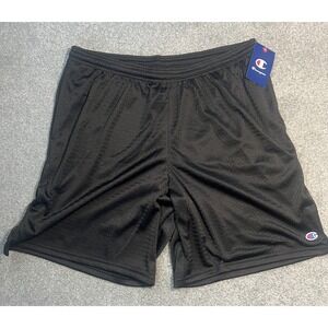 Men's Black Champion Mesh Shorts‎ Size XL -New With Tags